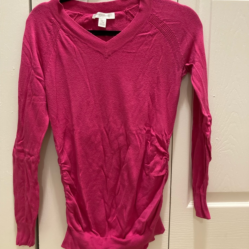 Motherhood Maternity Size Sm Pink Sweater